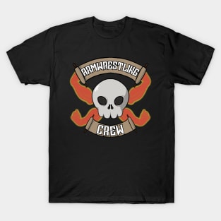 Armwrestling crew Jolly Roger T-Shirt